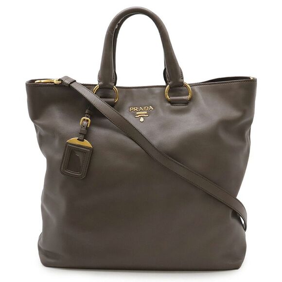 Prada Leather Tote Bag - Picture 1 of 9
